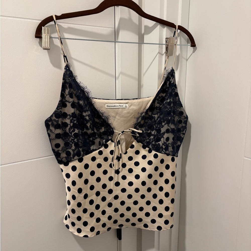 Abercrombie & Fitch Satin Lace Cami and Mini Skort SET - Picture 2 of 6